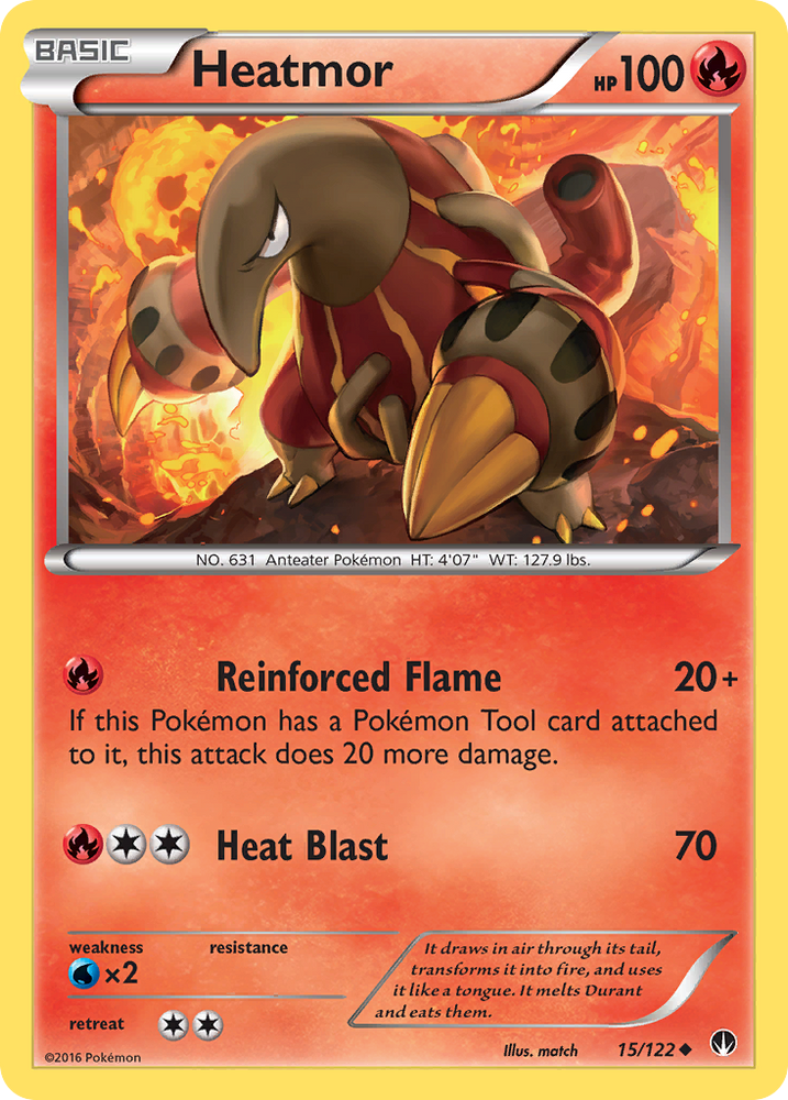 Pokemon | Heatmor (15/122) [XY: BREAKpoint] | The Nerd Merchant