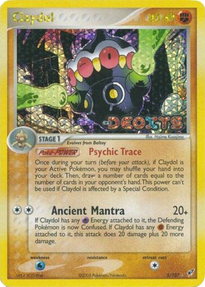 Pokemon | Claydol (5/107) (Stamped) [EX: Deoxys] | The Nerd Merchant