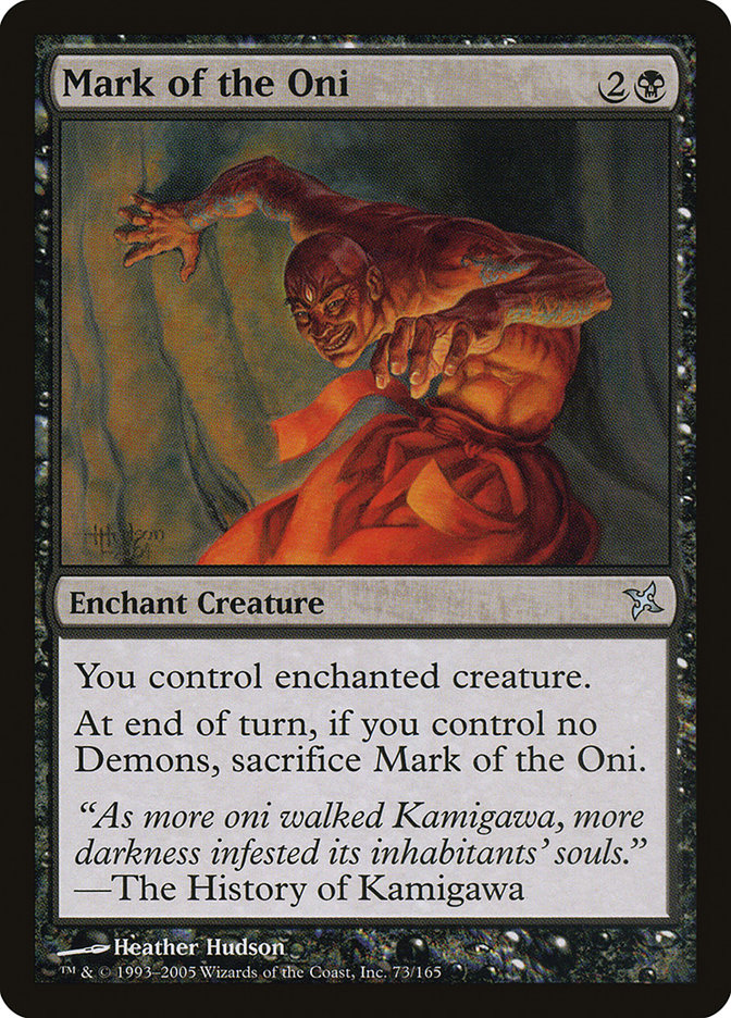 Magic | Mark of the Oni [Betrayers of Kamigawa] | The Nerd Merchant