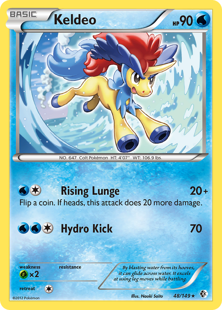 Pokemon | Keldeo (48/149) [Black & White: Boundaries Crossed] | The Nerd Merchant