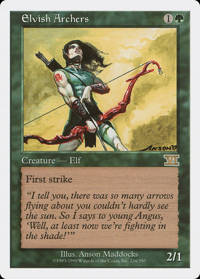 Magic | Elvish Archers [Classic Sixth Edition] | The Nerd Merchant