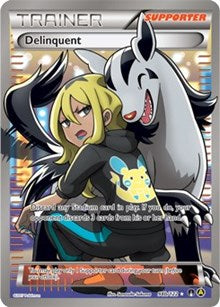 Pokemon | Delinquent (98b/122) (Full Art) (Alternate Art Promo) [XY: BREAKpoint] | The Nerd Merchant