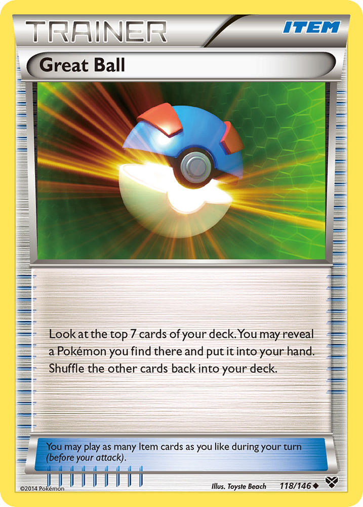 Pokemon | Great Ball (118/146) [XY: Base Set] | The Nerd Merchant