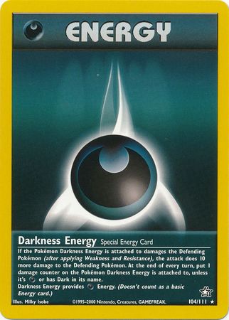 Pokemon | Darkness Energy (104/111) [Neo Genesis Unlimited] | The Nerd Merchant
