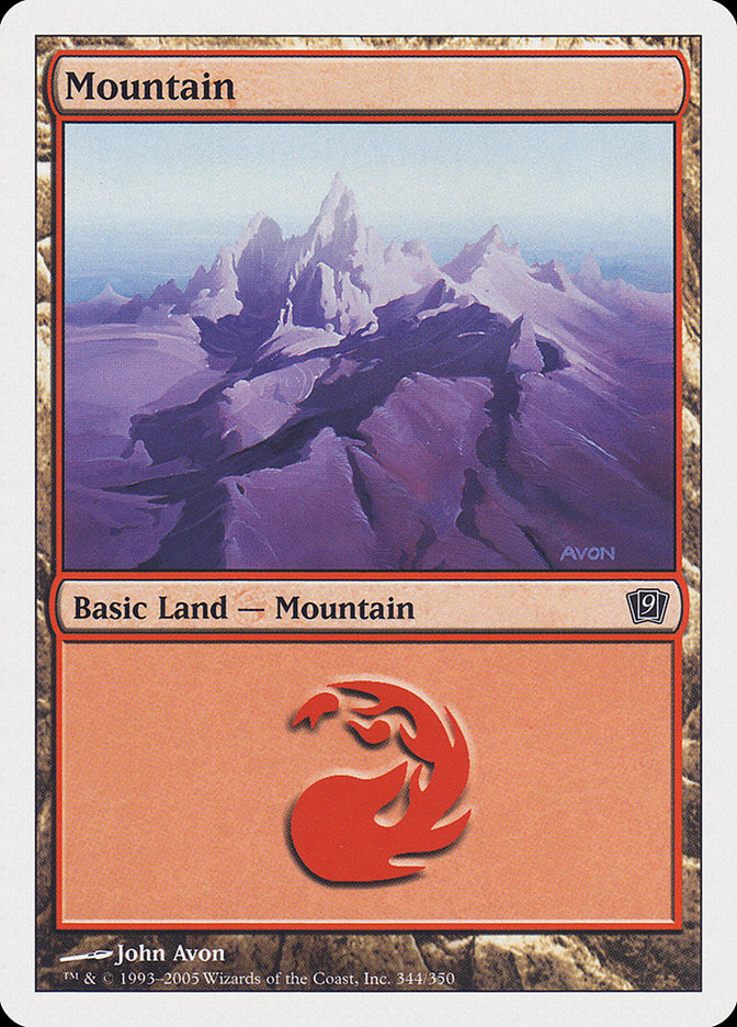 Magic | Mountain (344) [Ninth Edition] | The Nerd Merchant