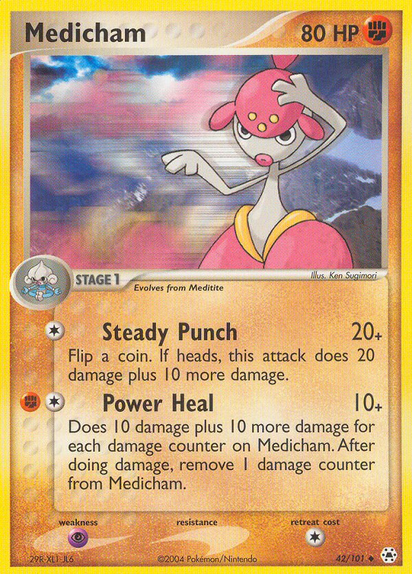 Pokemon | Medicham (42/101) [EX: Hidden Legends] | The Nerd Merchant