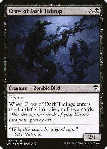 Magic | Crow of Dark Tidings [Commander Legends] | The Nerd Merchant