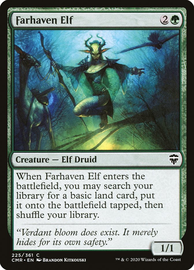 Magic | Farhaven Elf [Commander Legends] | The Nerd Merchant