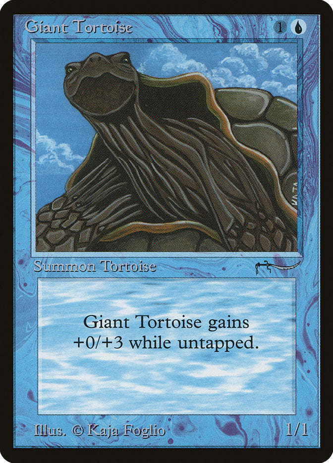 Magic | Giant Tortoise (Dark Mana Cost) [Arabian Nights] | The Nerd Merchant