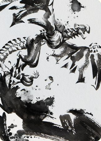 Magic | Quicksilver Fisher Art Card [Phyrexia: All Will Be One Art Series] | The Nerd Merchant