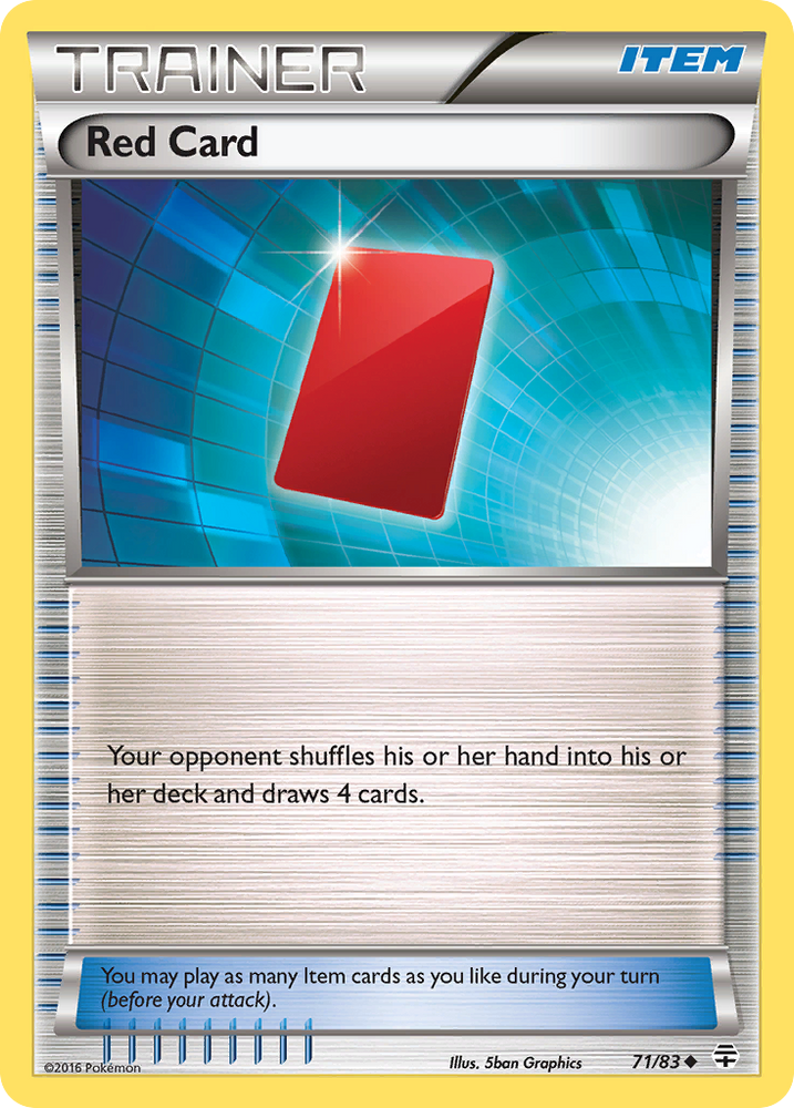 Pokemon | Red Card (71/83) [XY: Generations] | The Nerd Merchant