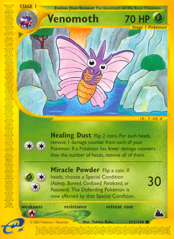 Pokemon | Venomoth (111/144) [Skyridge] | The Nerd Merchant