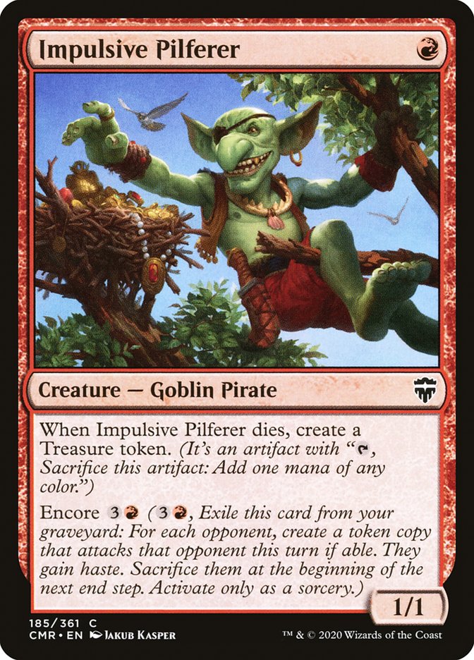 Magic | Impulsive Pilferer [Commander Legends] | The Nerd Merchant