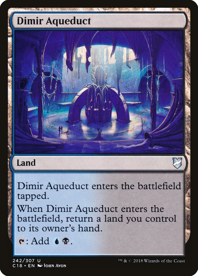 Magic | Dimir Aqueduct [Commander 2018] | The Nerd Merchant