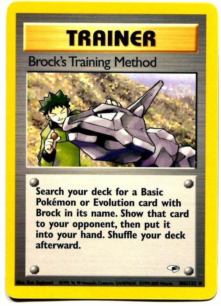 Pokemon | Brock's Training Method (106/132) [Gym Heroes Unlimited] | The Nerd Merchant