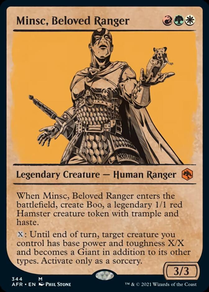 Magic | Minsc, Beloved Ranger (Showcase) [Dungeons & Dragons: Adventures in the Forgotten Realms] | The Nerd Merchant