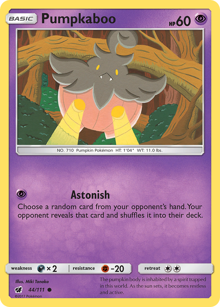 Pokemon | Pumpkaboo (44/111) [Sun & Moon: Crimson Invasion] | The Nerd Merchant