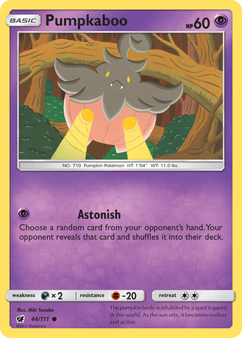 Pokemon | Pumpkaboo (44/111) [Sun & Moon: Crimson Invasion] | The Nerd Merchant