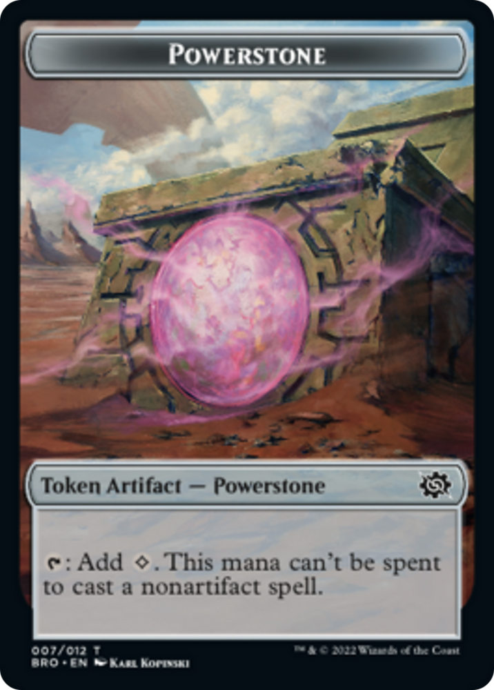 Magic | Powerstone Token [The Brothers' War Tokens] | The Nerd Merchant