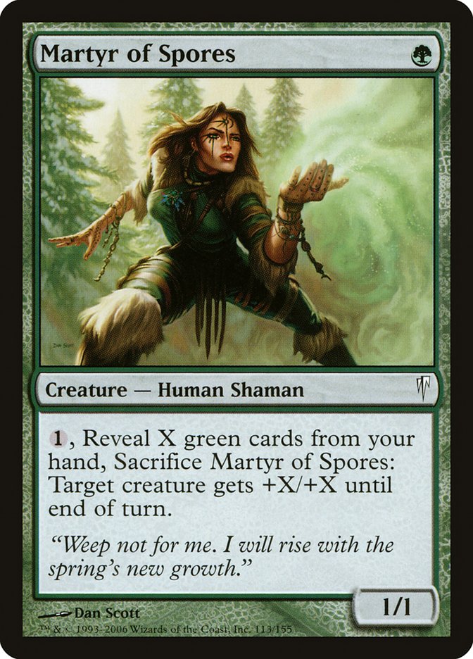 Magic | Martyr of Spores [Coldsnap] | The Nerd Merchant