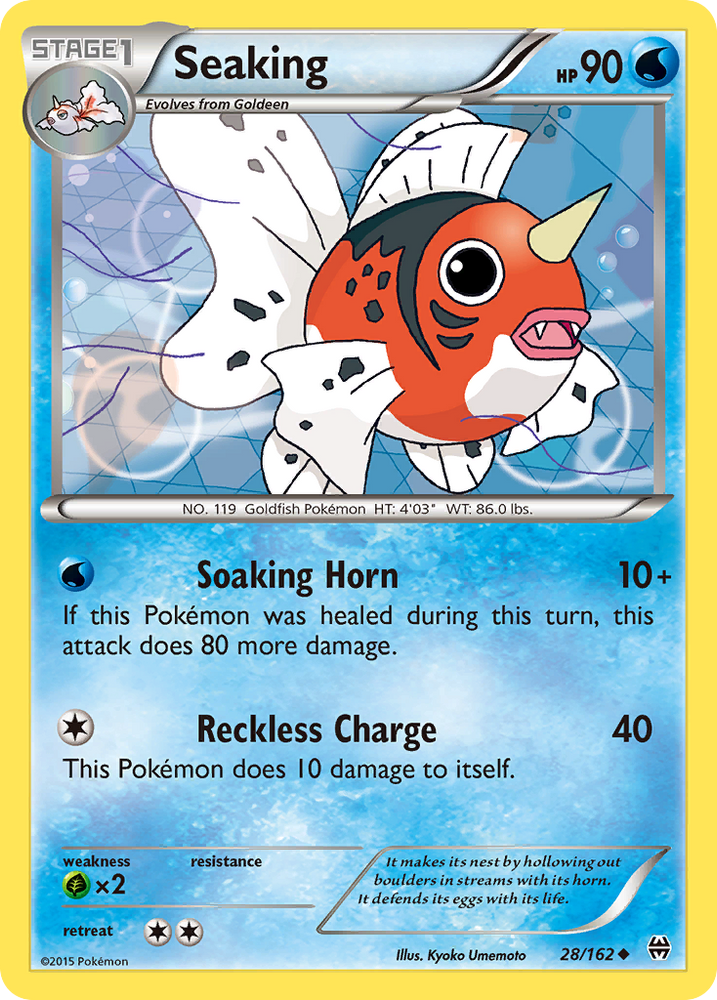 Pokemon | Seaking (28/162) [XY: BREAKthrough] | The Nerd Merchant