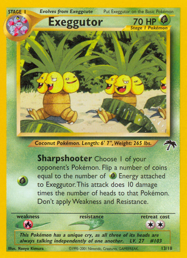 Pokemon | Exeggutor (13/18) [Southern Islands] | The Nerd Merchant