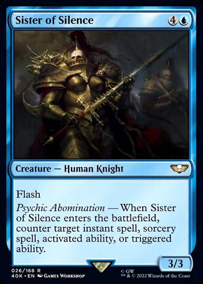 Magic | Sister of Silence (Surge Foil) [Warhammer 40,000] | The Nerd Merchant