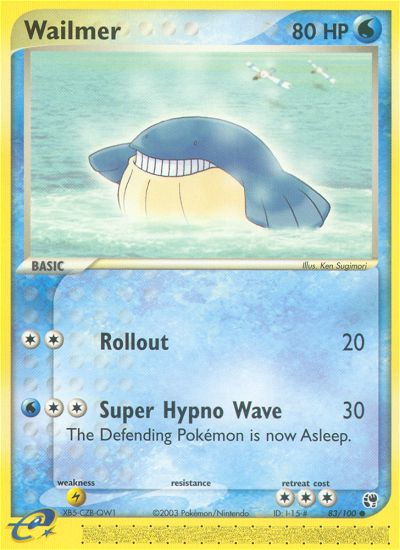 Pokemon | Wailmer (83/100) [EX: Sandstorm] | The Nerd Merchant