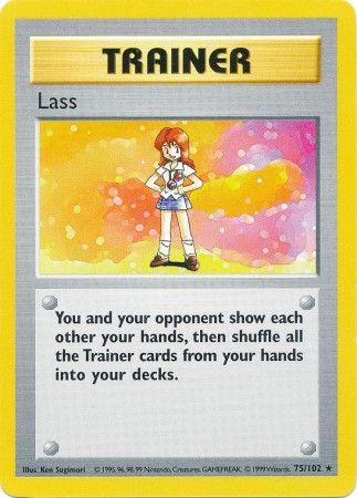 Pokemon | Lass (75/102) [Base Set Shadowless Unlimited] | The Nerd Merchant