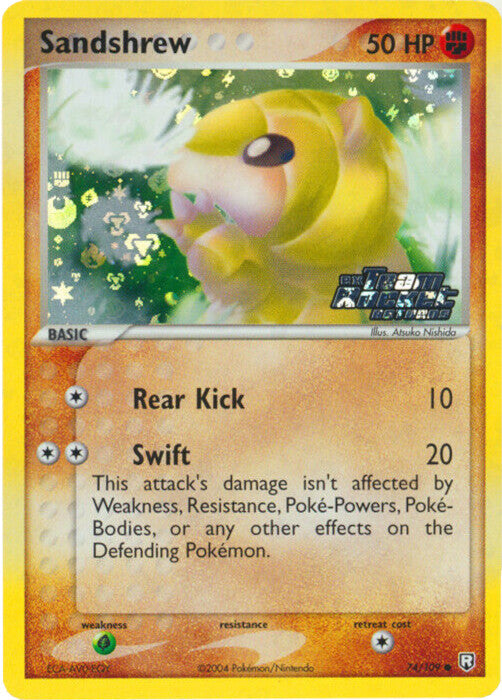 Pokemon | Sandshrew (74/109) (Stamped) [EX: Team Rocket Returns] | The Nerd Merchant