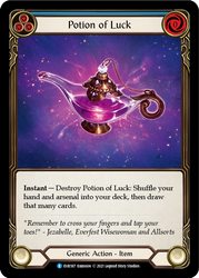 Flesh and Blood TCG | Potion of Luck [EVR187] (Everfest)  1st Edition Cold Foil | The Nerd Merchant