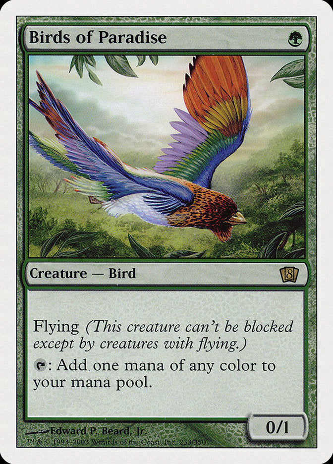 Magic | Birds of Paradise [Eighth Edition] | The Nerd Merchant