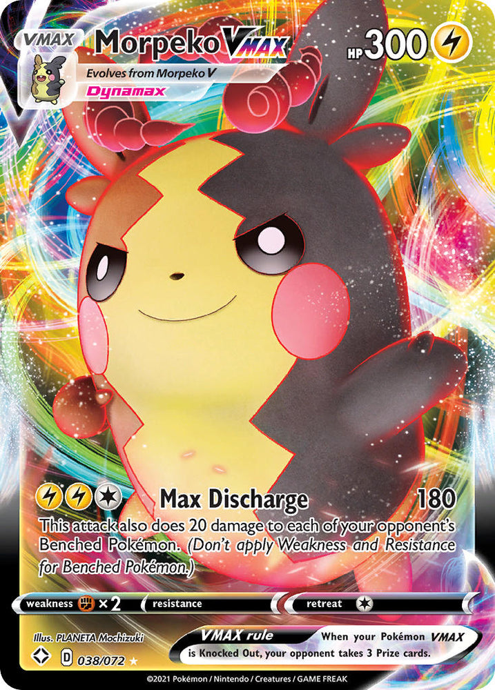 Pokemon | Morpeko VMAX (038/072) [Sword & Shield: Shining Fates] | The Nerd Merchant
