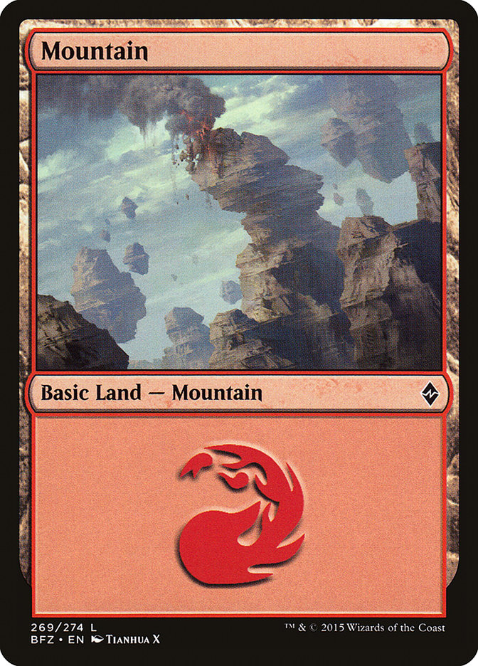 Magic | Mountain (269) [Battle for Zendikar] | The Nerd Merchant