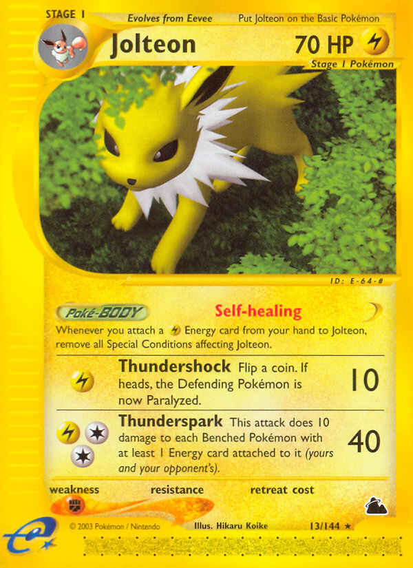 Pokemon | Jolteon (13/144) [Skyridge] | The Nerd Merchant