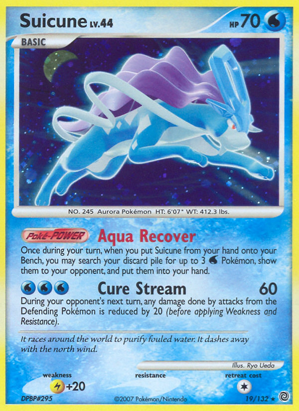 Pokemon | Suicune (19/132) [Diamond & Pearl: Secret Wonders] | The Nerd Merchant