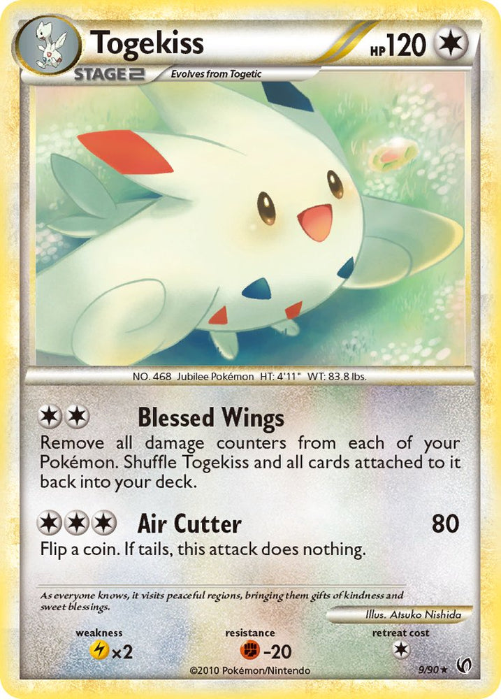 Pokemon | Togekiss (9/90) (Theme Deck Exclusive) [HeartGold & SoulSilver: Undaunted] | The Nerd Merchant