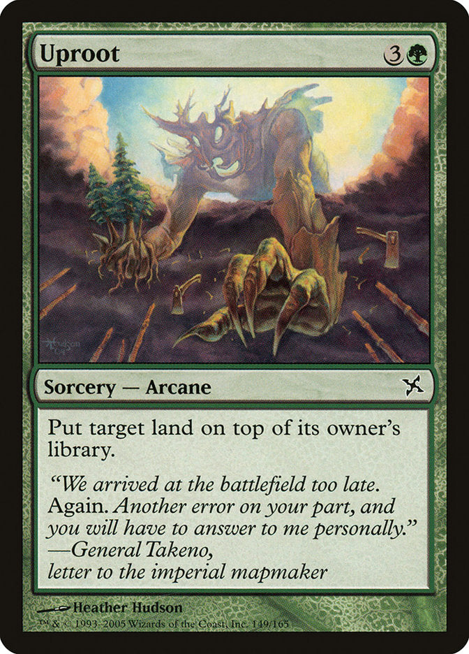 Magic | Uproot [Betrayers of Kamigawa] | The Nerd Merchant