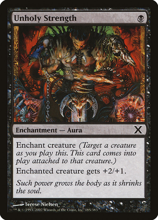 Magic | Unholy Strength [Tenth Edition] | The Nerd Merchant