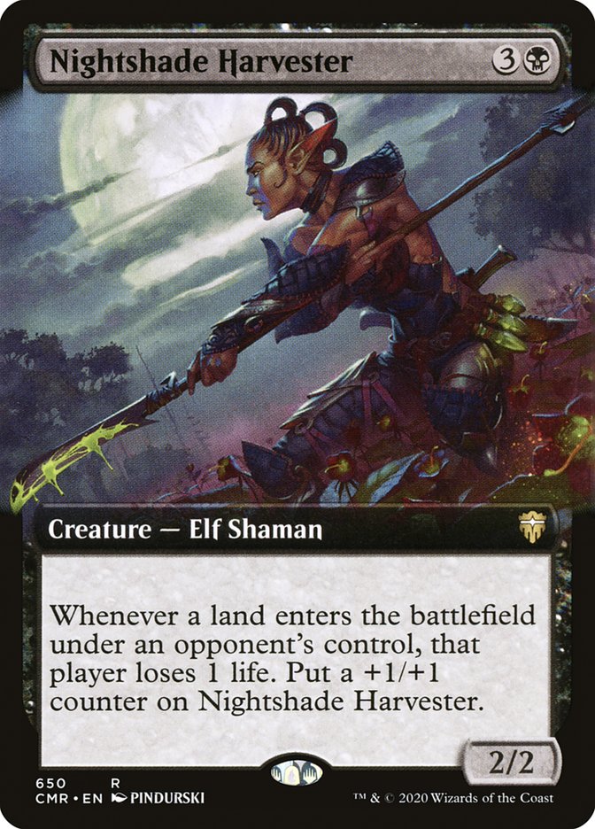 Magic | Nightshade Harvester (Extended Art) [Commander Legends] | The Nerd Merchant