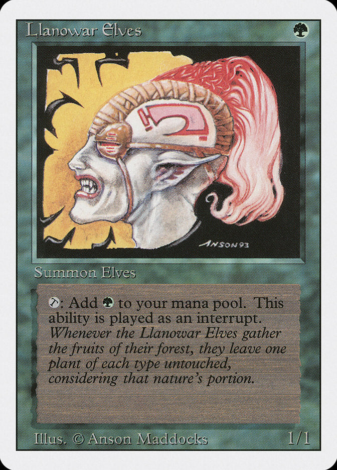 Magic | Llanowar Elves [Revised Edition] | The Nerd Merchant