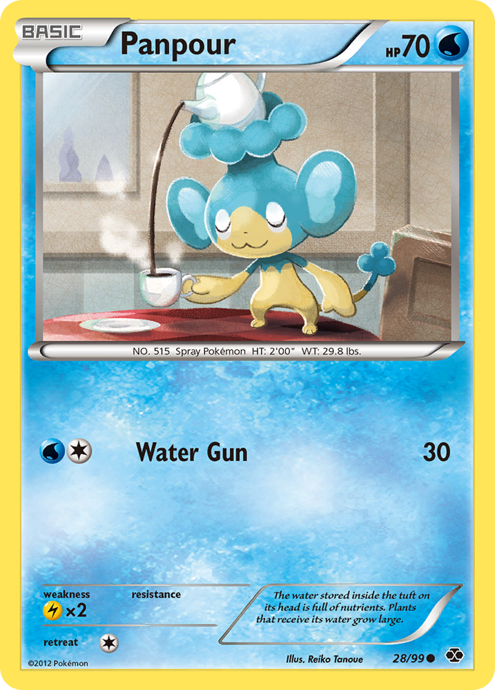 Pokemon | Panpour (28/99) [Black & White: Next Destinies] | The Nerd Merchant