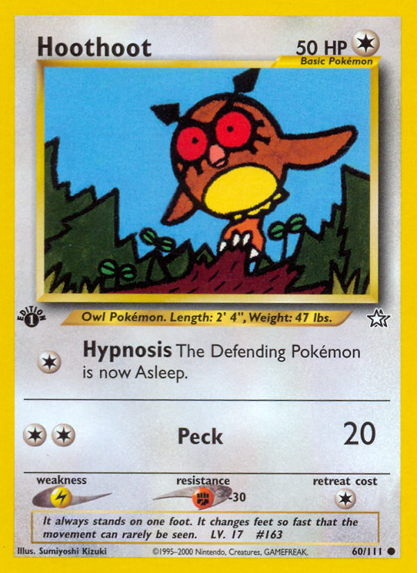 Pokemon | Hoothoot (60/111) [Neo Genesis 1st Edition] | The Nerd Merchant
