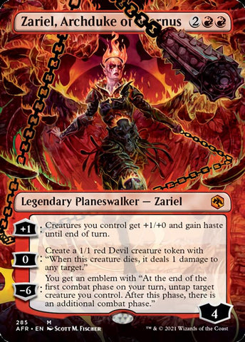 Magic | Zariel, Archduke of Avernus (Borderless) [Dungeons & Dragons: Adventures in the Forgotten Realms] | The Nerd Merchant