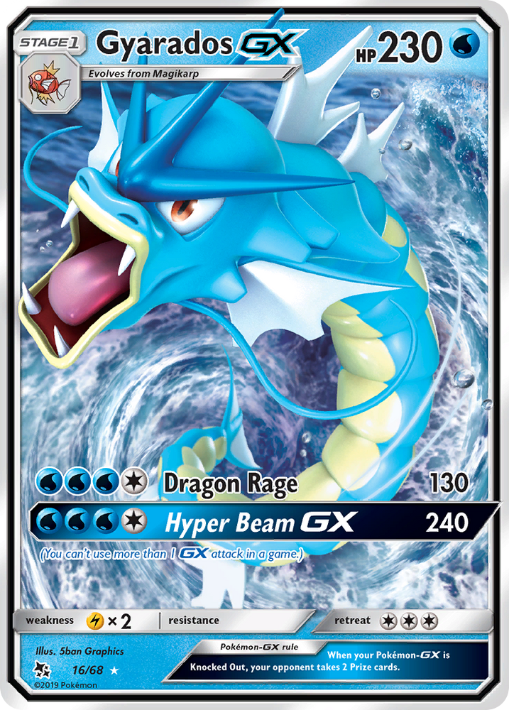 Pokemon | Gyarados GX (16/68) [Sun & Moon: Hidden Fates] | The Nerd Merchant