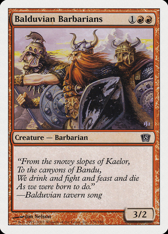 Magic | Balduvian Barbarians [Eighth Edition] | The Nerd Merchant