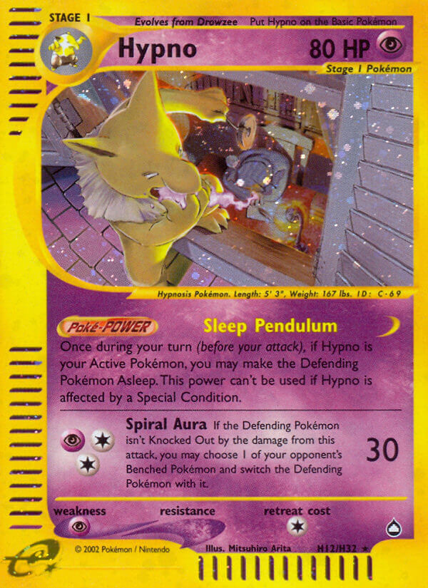 Pokemon | Hypno (H12/H32) [Aquapolis] | The Nerd Merchant