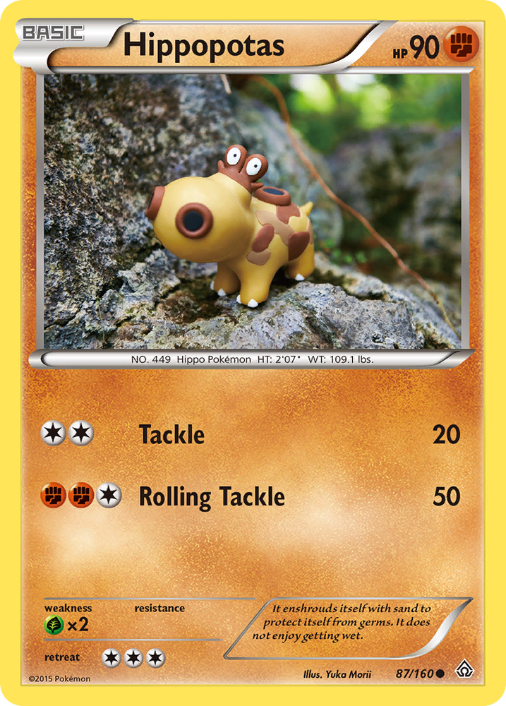Pokemon | Hippopotas (87/160) [XY: Primal Clash] | The Nerd Merchant