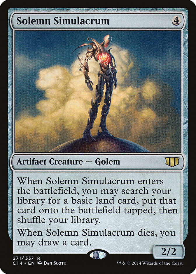 Magic | Solemn Simulacrum [Commander 2014] | The Nerd Merchant