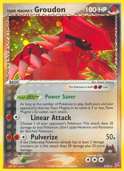 Pokemon | Team Magma's Groudon (9/95) [EX: Team Magma vs Team Aqua] | The Nerd Merchant